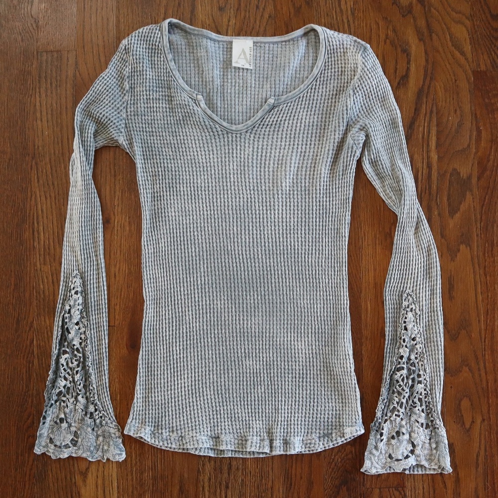 American Age Waffle Thermal Tee